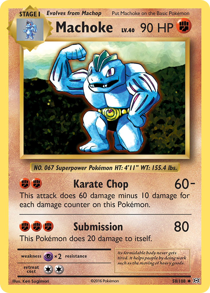 Machoke (58/108) [XY: Evolutions] | Game Haven TX