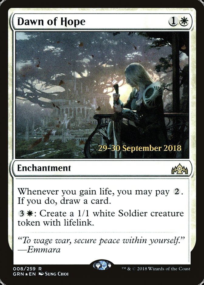Dawn of Hope [Guilds of Ravnica Promos] | Game Haven TX