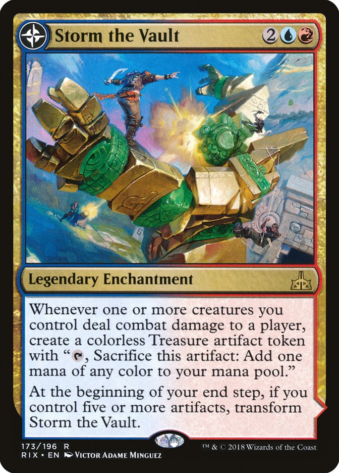 Storm the Vault // Vault of Catlacan [Rivals of Ixalan] | Game Haven TX