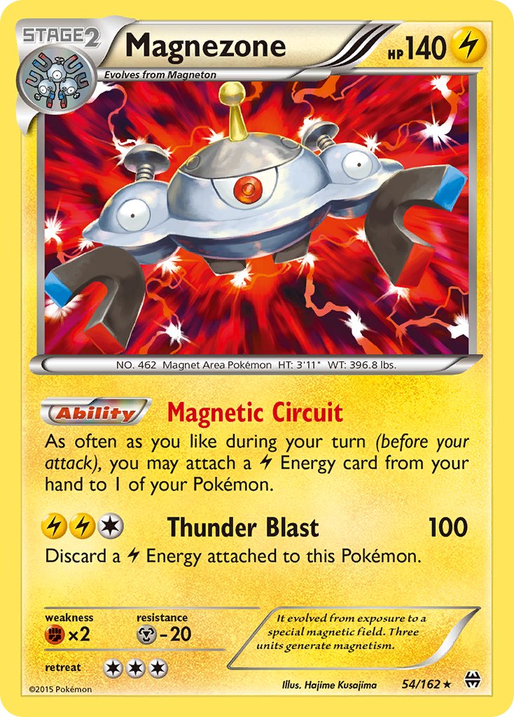 Magnezone (54/162) (Theme Deck Exclusive) [XY: BREAKthrough] | Game Haven TX