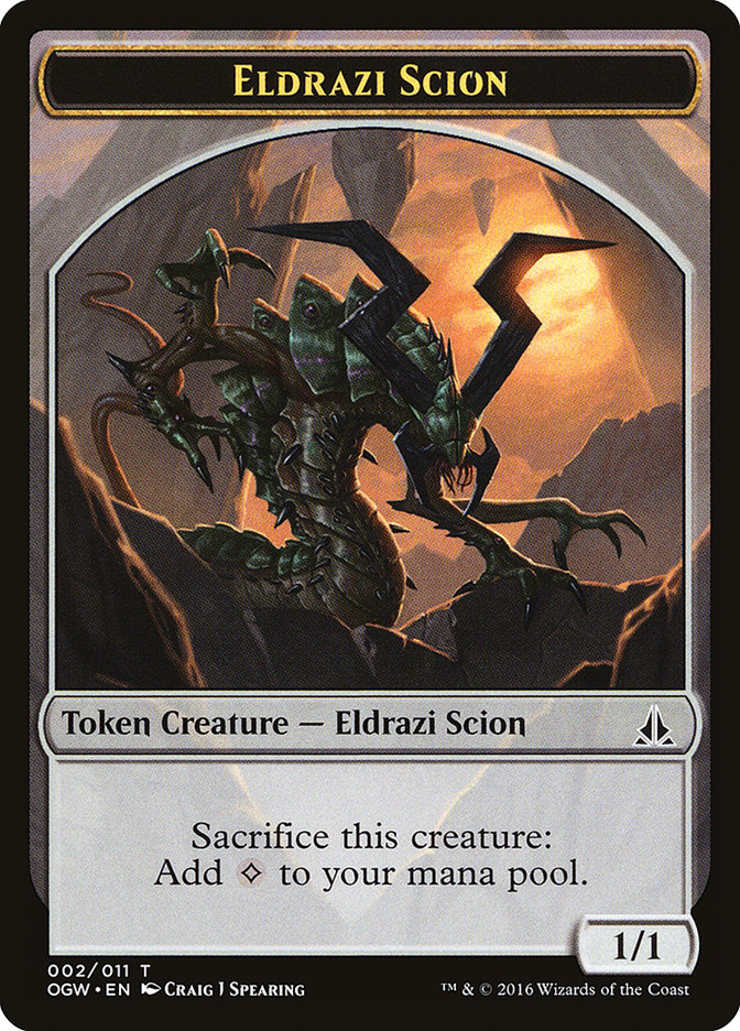 Eldrazi Scion (002/011) [Oath of the Gatewatch Tokens] | Game Haven TX