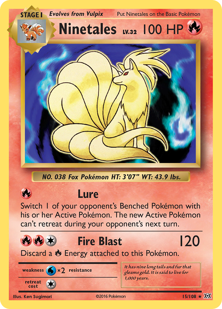 Ninetales (15/108) [XY: Evolutions] | Game Haven TX
