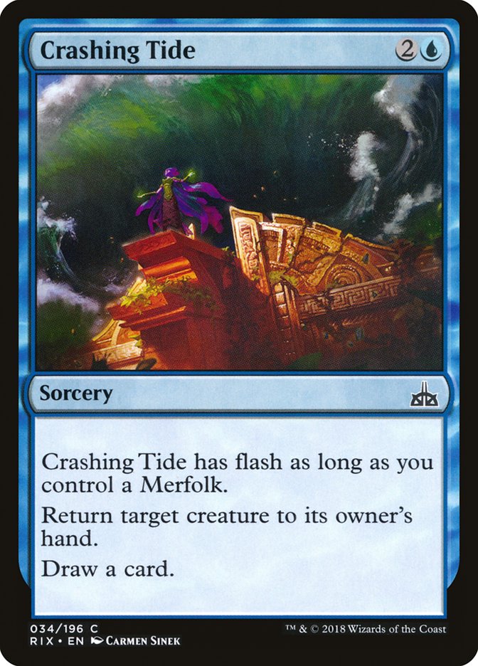 Crashing Tide [Rivals of Ixalan] | Game Haven TX