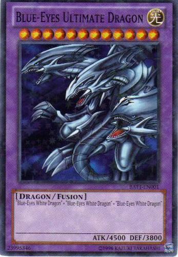 Blue-Eyes Ultimate Dragon [BATT-EN001] Starfoil Rare | Game Haven TX