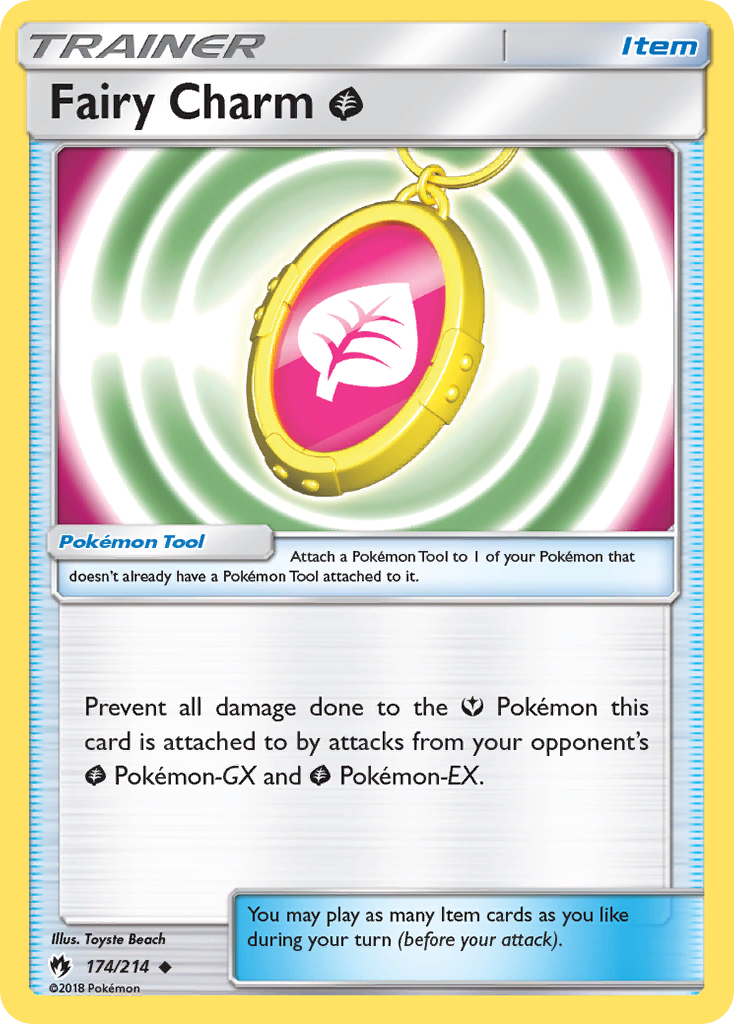Fairy Charm Grass (174/214) [Sun & Moon: Lost Thunder] | Game Haven TX