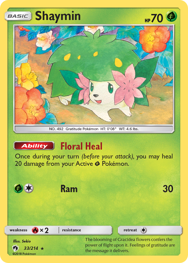 Shaymin (33/214) [Sun & Moon: Lost Thunder] | Game Haven TX