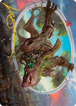 Gaea's Will Art Card (Gold-Stamped Signature) [Modern Horizons 2 Art Series] | Game Haven TX