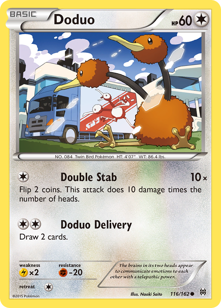 Doduo (116/162) [XY: BREAKthrough] | Game Haven TX