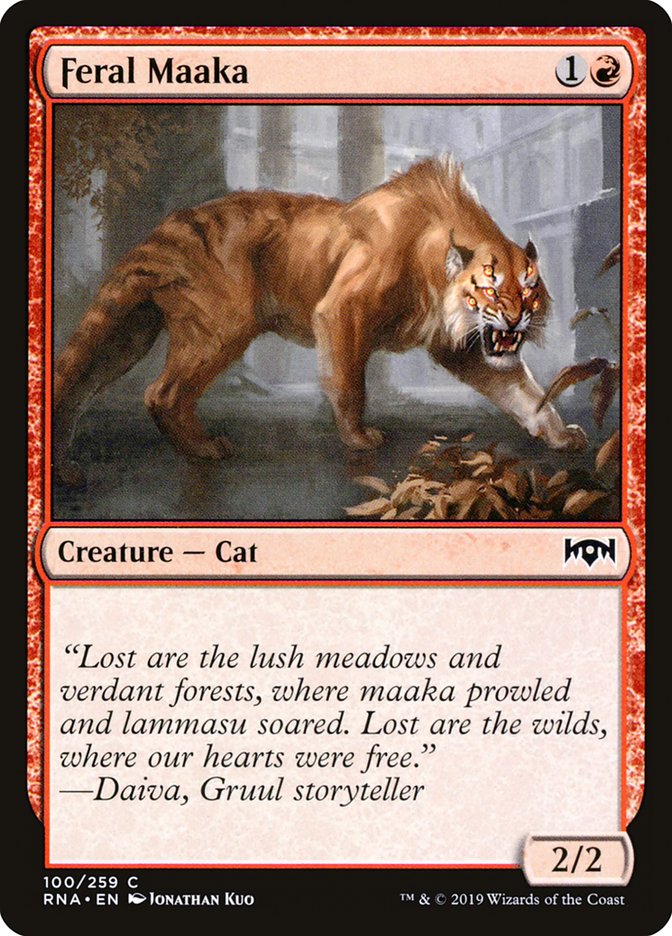 Feral Maaka [Ravnica Allegiance] | Game Haven TX