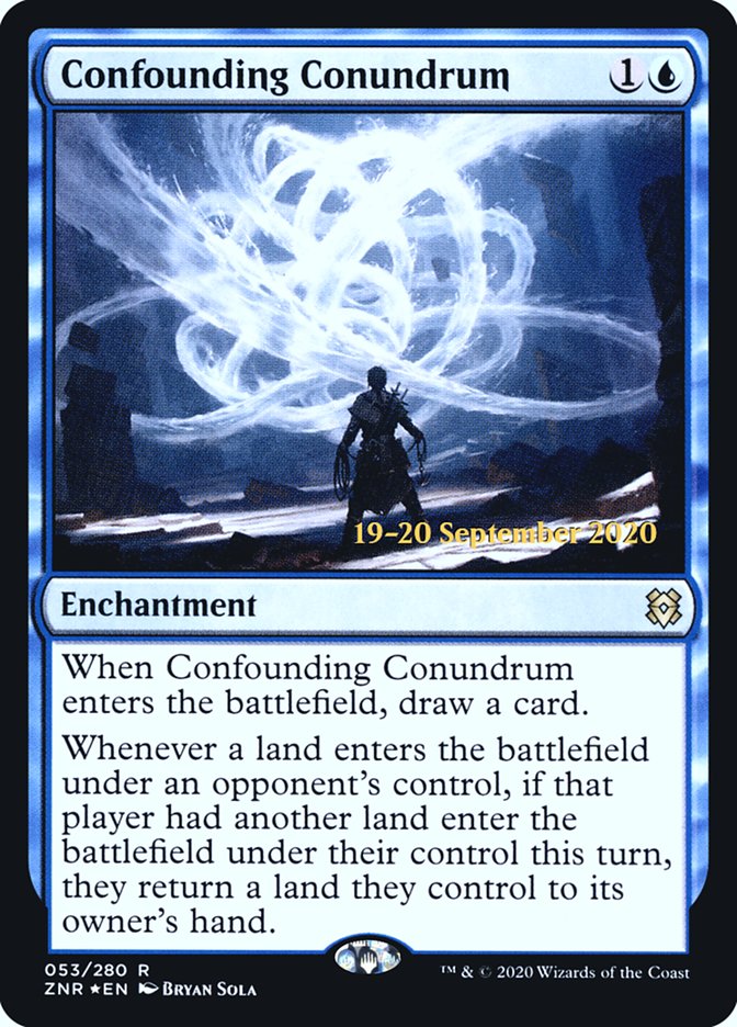 Confounding Conundrum [Zendikar Rising Promos] | Game Haven TX