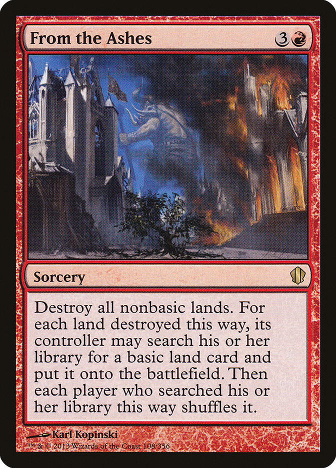 From the Ashes [Commander 2013] | Game Haven TX
