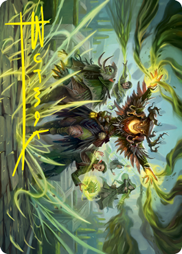 Witherbloom Command Art Card (Gold-Stamped Signature) [Strixhaven: School of Mages Art Series] | Game Haven TX