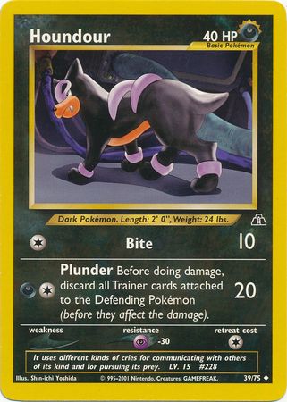 Houndour (39/75) [Neo Discovery Unlimited] | Game Haven TX