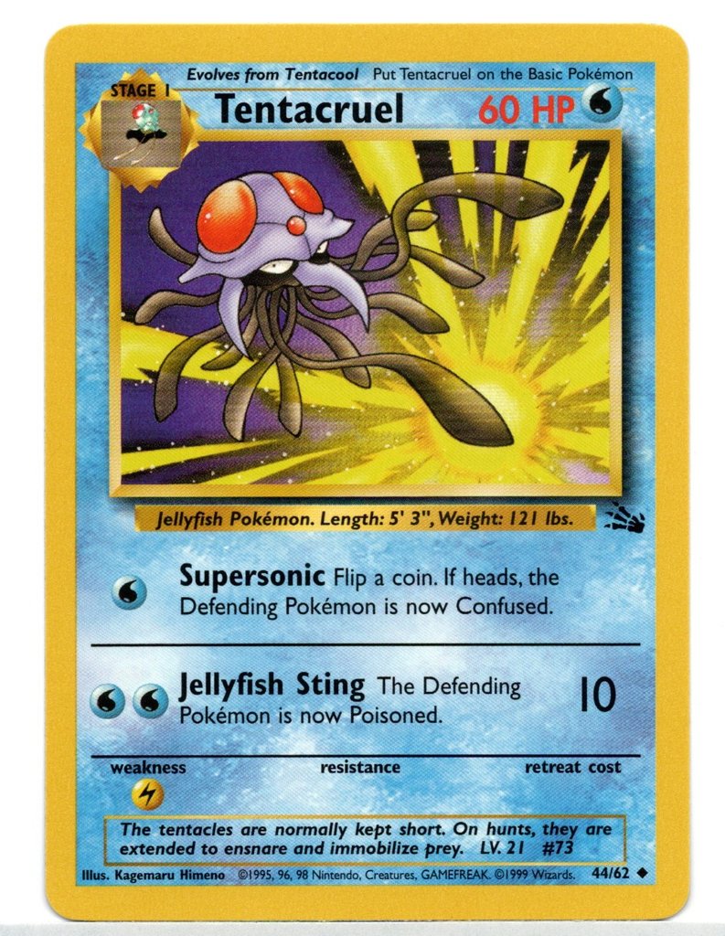 Tentacruel (44/62) [Fossil Unlimited] | Game Haven TX