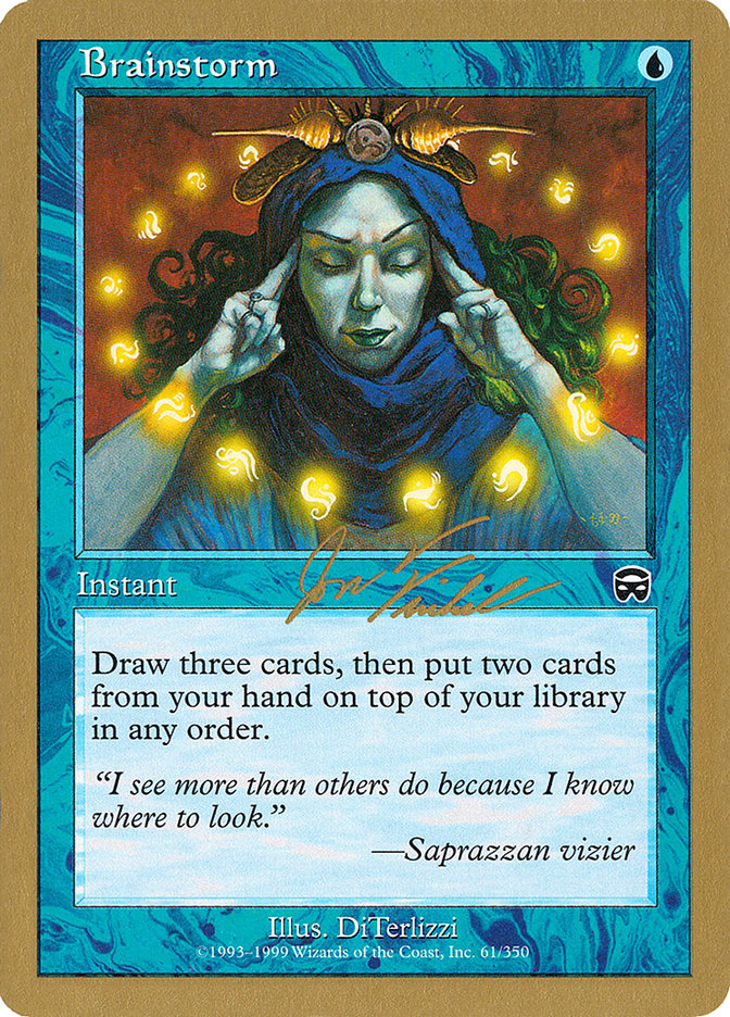 Brainstorm (Jon Finkel) [World Championship Decks 2000] | Game Haven TX