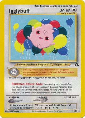Igglybuff (40/75) [Neo Discovery Unlimited] | Game Haven TX
