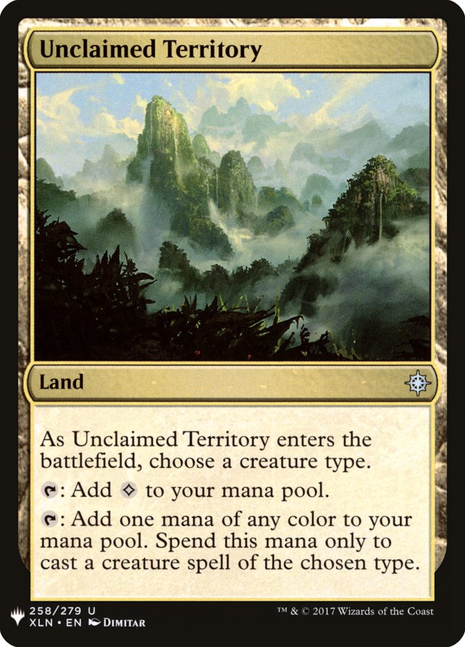 Unclaimed Territory [Mystery Booster] | Game Haven TX
