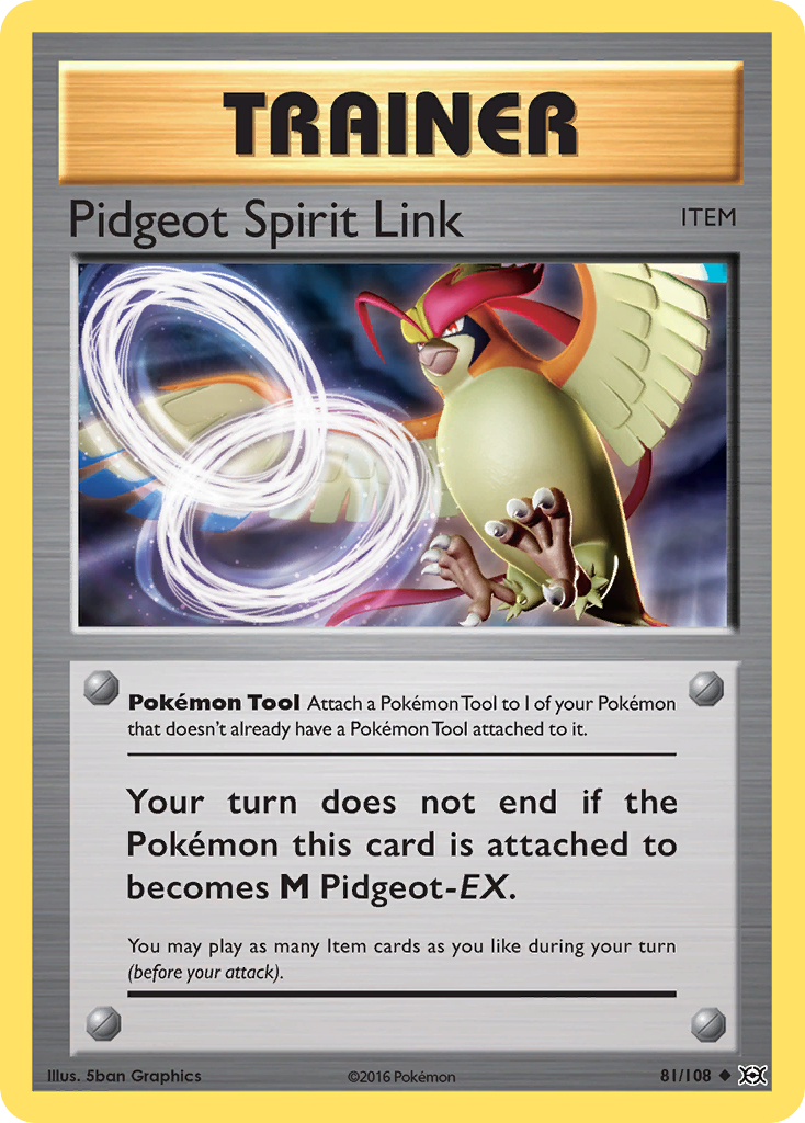 Pidgeot Spirit Link (81/108) [XY: Evolutions] | Game Haven TX