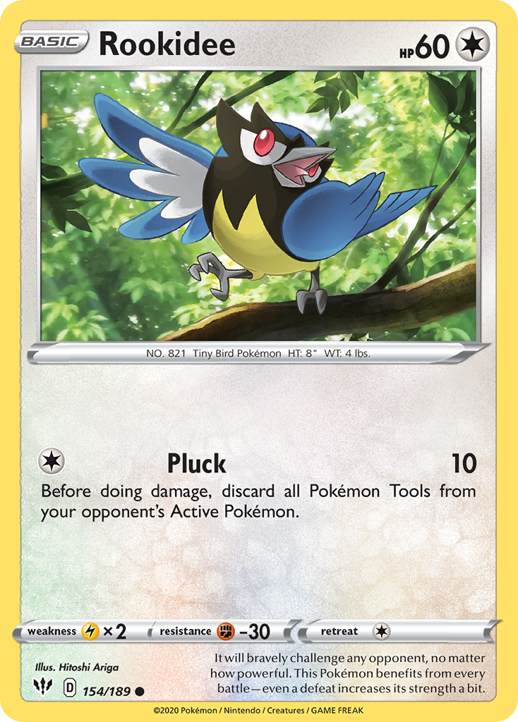 Rookidee (154/189) [Sword & Shield: Darkness Ablaze] | Game Haven TX