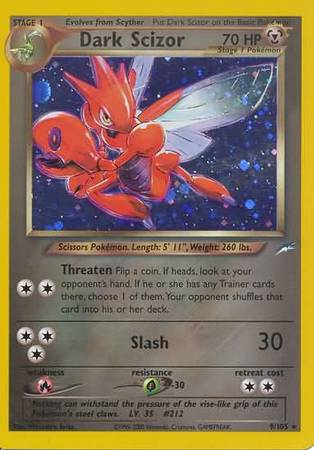 Dark Scizor (9/105) [Neo Destiny Unlimited] | Game Haven TX