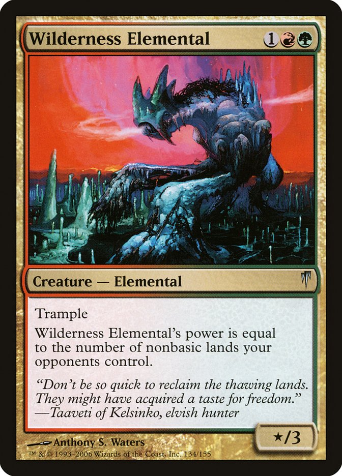 Wilderness Elemental [Coldsnap] | Game Haven TX