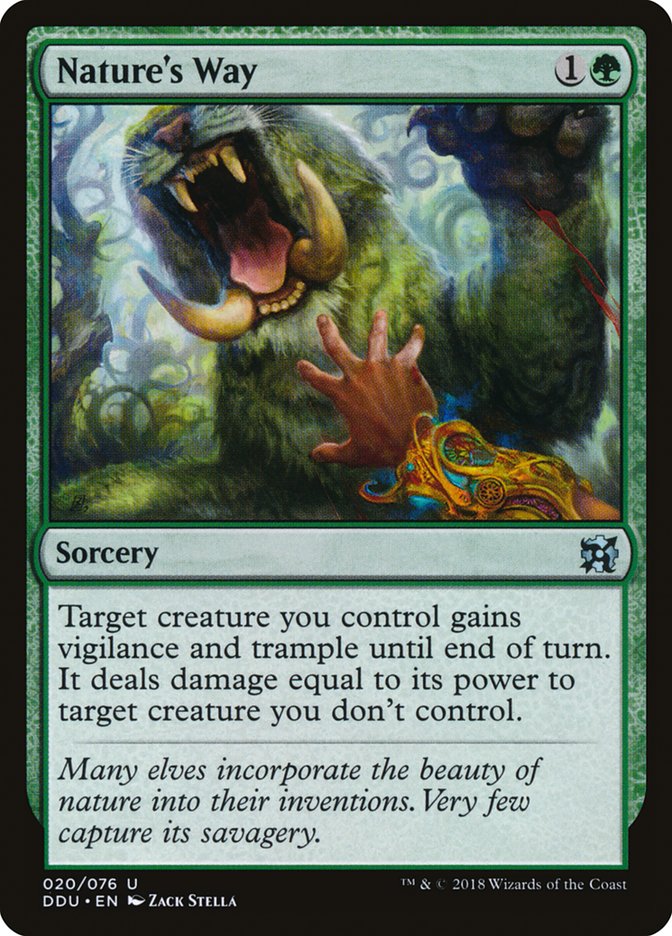 Nature's Way [Duel Decks: Elves vs. Inventors] | Game Haven TX