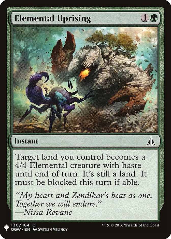 Elemental Uprising [Mystery Booster] | Game Haven TX
