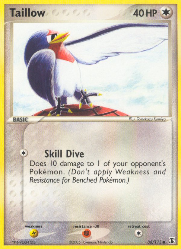 Taillow (86/113) [EX: Delta Species] | Game Haven TX