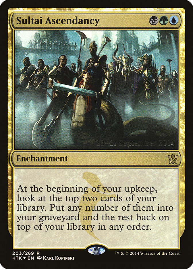 Sultai Ascendancy [Khans of Tarkir Promos] | Game Haven TX