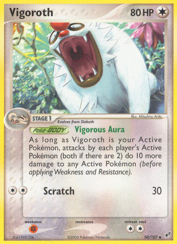 Vigoroth (50/107) [EX: Deoxys] | Game Haven TX