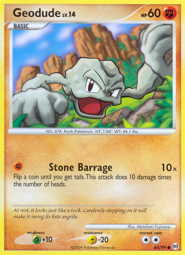 Geodude (65/99) [Platinum: Arceus] | Game Haven TX