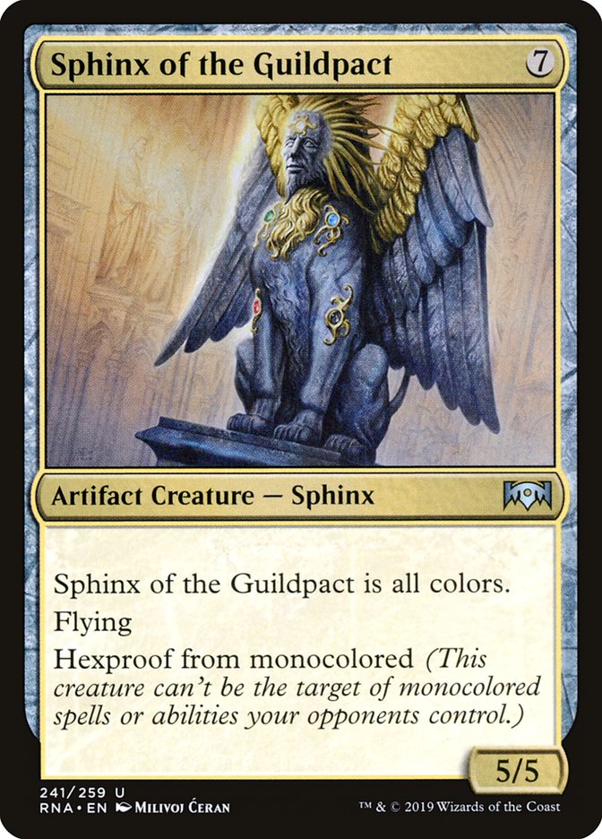 Sphinx of the Guildpact [Ravnica Allegiance] | Game Haven TX