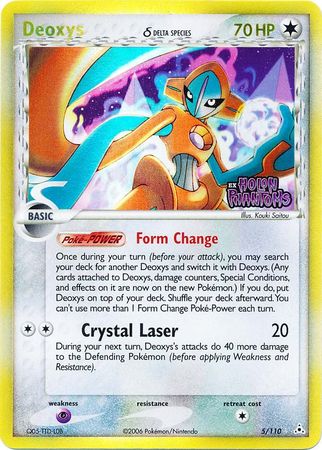 Deoxys (5/110) (Delta Species) (Stamped) [EX: Holon Phantoms] | Game Haven TX