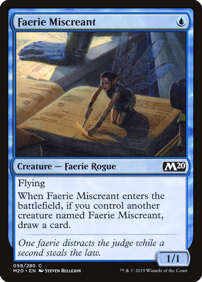 Faerie Miscreant [Core Set 2020] | Game Haven TX