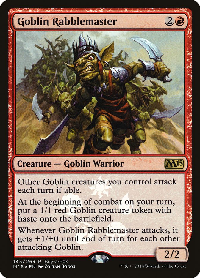 Goblin Rabblemaster [Magic 2015 Promos] | Game Haven TX
