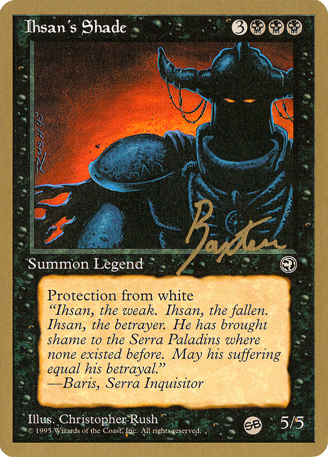 Ihsan's Shade (George Baxter) (SB) [Pro Tour Collector Set] | Game Haven TX