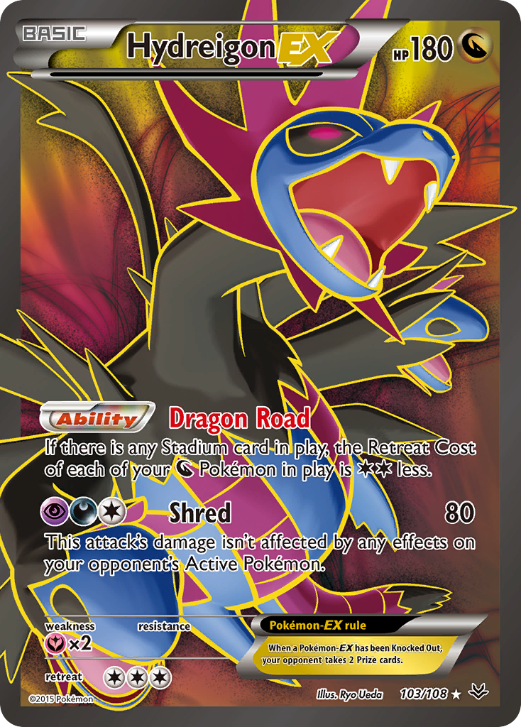 Hydreigon EX (103/108) [XY: Roaring Skies] | Game Haven TX