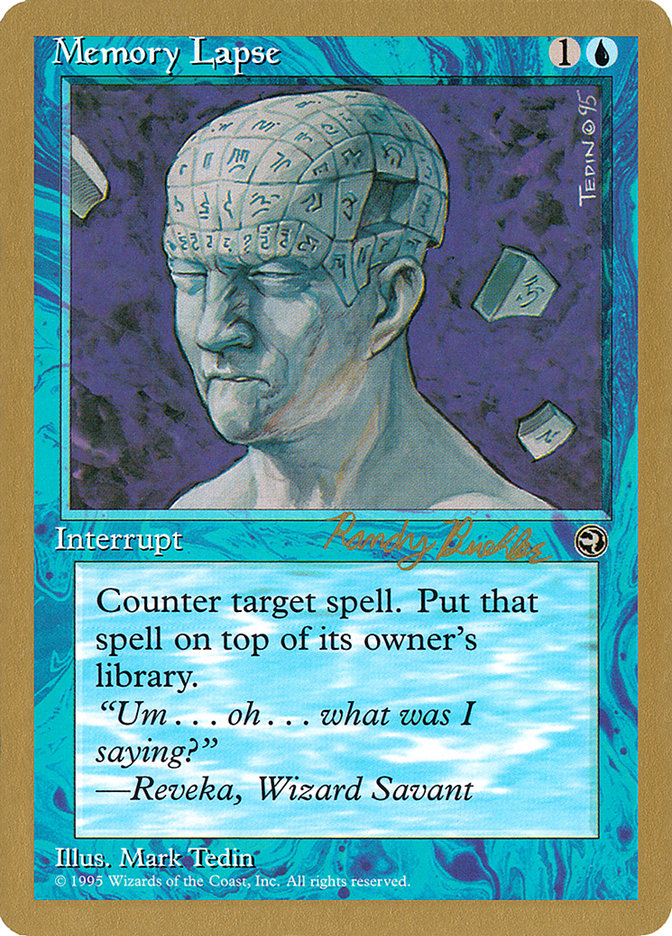 Memory Lapse (Randy Buehler) [World Championship Decks 1998] | Game Haven TX