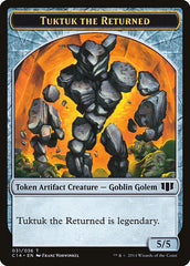 Daretti, Scrap Savant Emblem // Tuktuk the Returned Double-sided Token [Commander 2014 Tokens] | Game Haven TX