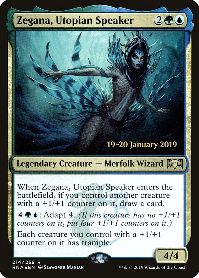 Zegana, Utopian Speaker [Ravnica Allegiance Promos] | Game Haven TX