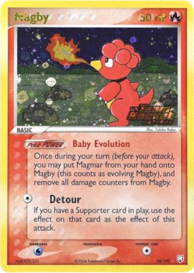 Magby (24/109) (Stamped) [EX: Team Rocket Returns] | Game Haven TX