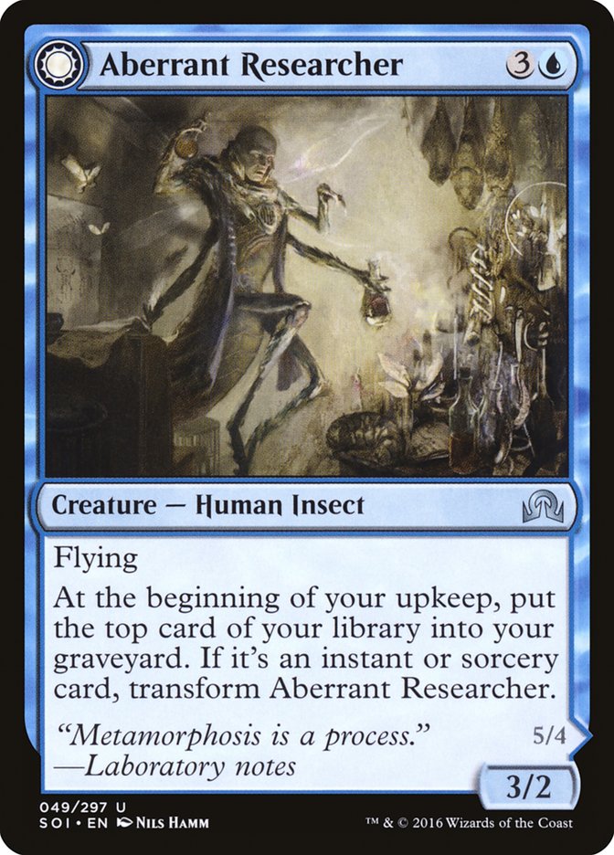 Aberrant Researcher // Perfected Form [Shadows over Innistrad] | Game Haven TX