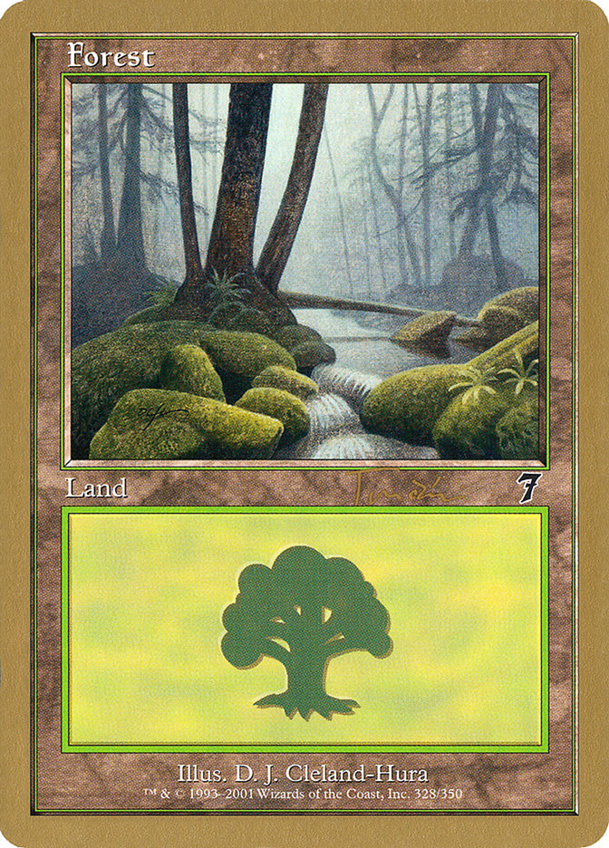 Forest (jt328) (Jan Tomcani) [World Championship Decks 2001] | Game Haven TX