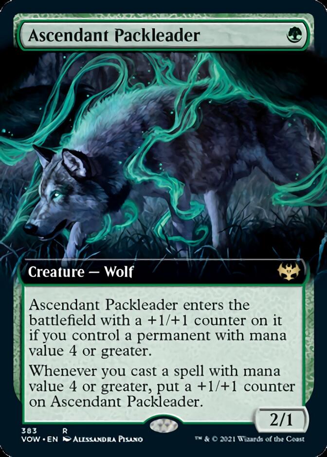 Ascendant Packleader (Extended) [Innistrad: Crimson Vow] | Game Haven TX