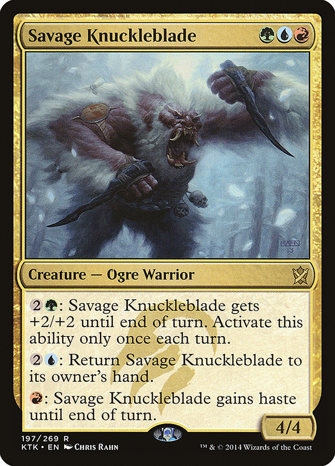 Savage Knuckleblade [Khans of Tarkir] | Game Haven TX