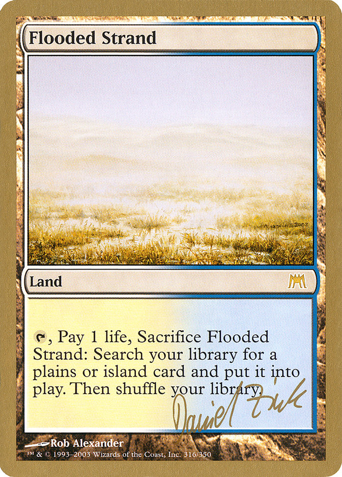 Flooded Strand (Daniel Zink) [World Championship Decks 2003] | Game Haven TX