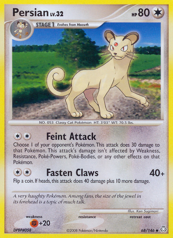 Persian (68/146) [Diamond & Pearl: Legends Awakened] | Game Haven TX
