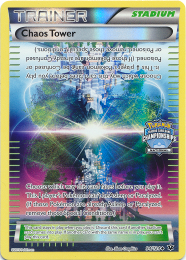 Chaos Tower (94/124) (National Championship Promo) [XY: Fates Collide] | Game Haven TX