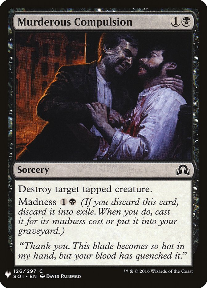 Murderous Compulsion [Mystery Booster] | Game Haven TX