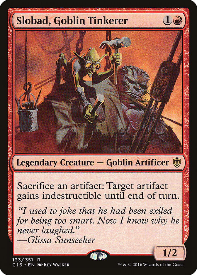 Slobad, Goblin Tinkerer [Commander 2016] | Game Haven TX